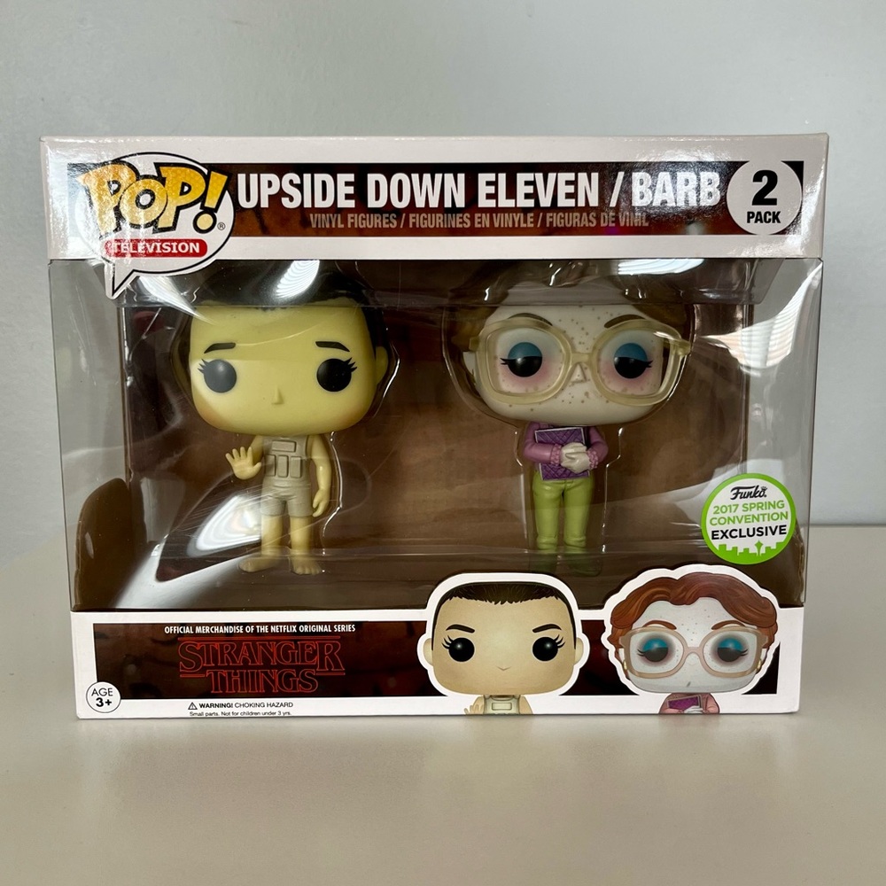 Funko Pop TV Stranger Things Upside Down Eleven & Barb 2 Pack Exclusive